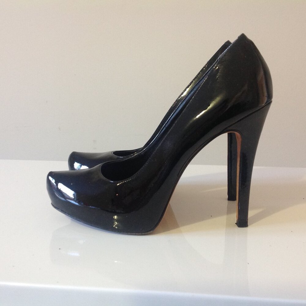 Black Patent Pumps
